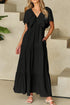 ruffled-v-neck-flutter-sleeve-maxi-dress OhSoStyled - Sophia's Style-18